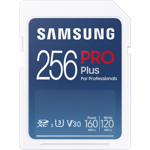 Samsung 256GB PRO Plus UHS-I SDXC Memory