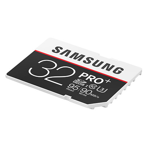 Samsung 32GB PRO+ UHSI SDHC U3 Memory Card (Class 10)