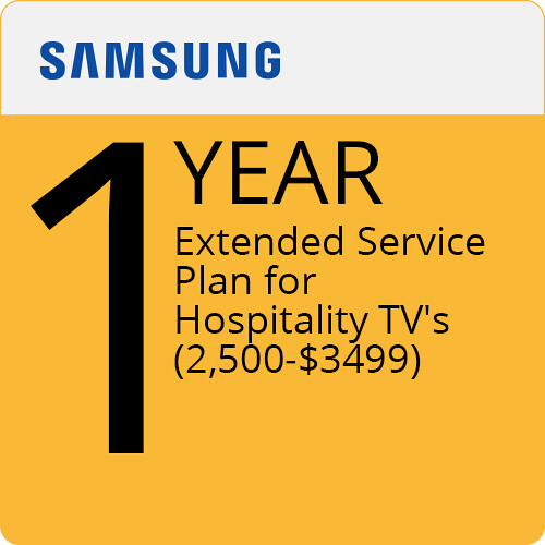 Samsung 1-Year ProCare Extended Service Plan with Onsite Repair for Hospitality TVs ($2500.00-$3499.99)