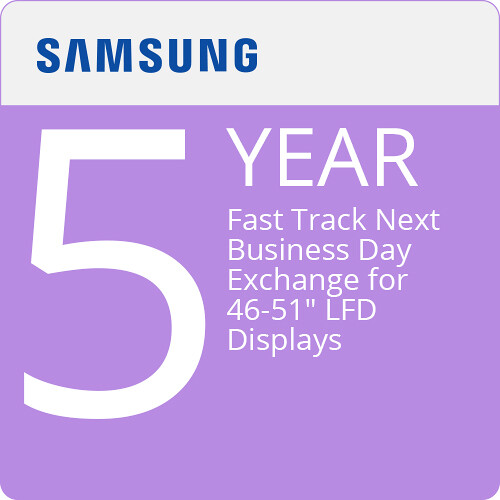 Samsung 5-Year Next Business Day Exchange with White Glove Service for 46 to 51