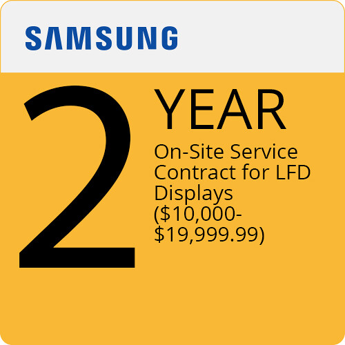 Samsung 2-Year Onsite Service for Large Format Displays ($10000.00-$19999.99)