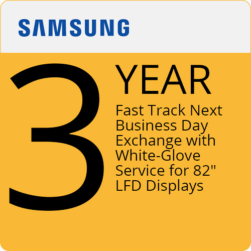 Samsung 3-Year Next Business Day Exchange with White Glove Service for 82 to 85