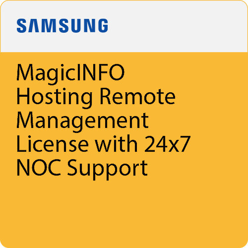 Samsung MagicINFO Hosting Remote Management License with 24x7 NOC Support