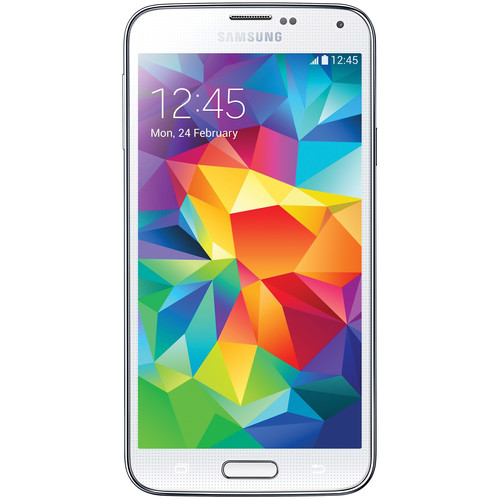 Samsung Galaxy S5 Duos 16GB Smartphone SM-G900FD-WHITE B&H Photo