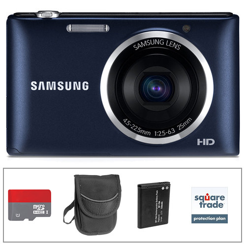 Samsung ST72 Digital Camera Deluxe Accessory Kit (Black) B&H