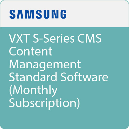 Samsung VXT S-Series Content Management Standard Software (Monthly Subscription)