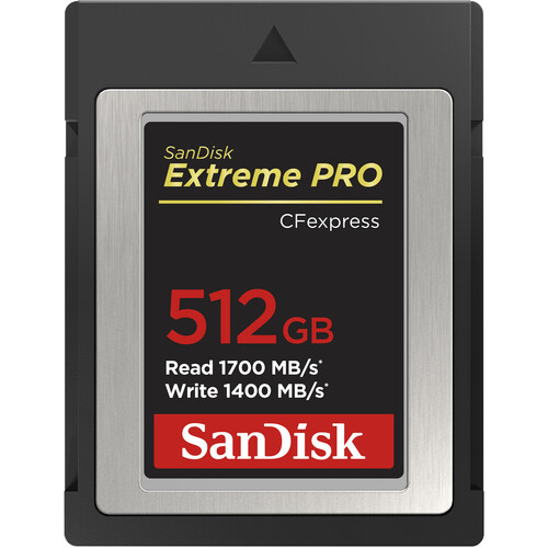 SanDisk 512GB Extreme PRO CFexpress Card