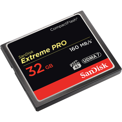 SanDisk 32GB Extreme Pro CompactFlash Me