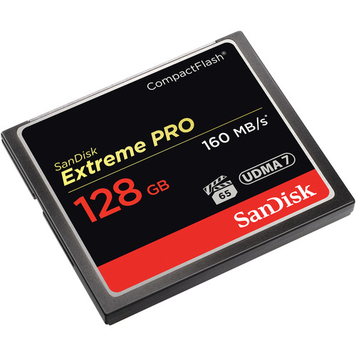 SanDisk 128GB Extreme Pro CompactFlash M