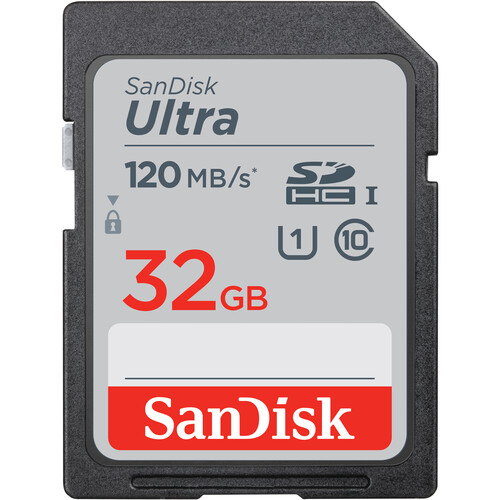 SanDisk 32GB Ultra UHS-I SDHC Memory Car
