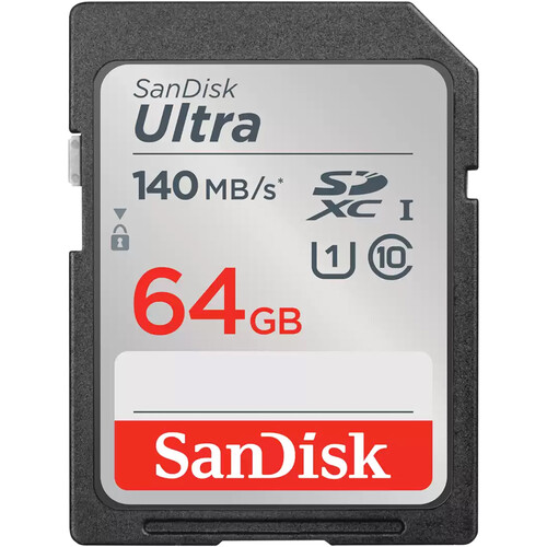 SanDisk 64GB Ultra UHS-I SDXC Memory Car