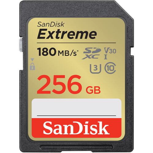 SanDisk 256GB Extreme UHS-I SDXC Memory