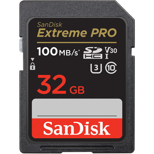 SanDisk 32GB Extreme PRO UHS-I SDHC Memo