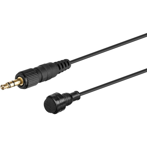 Saramonic DK5B Professional Water-Resistant Omnidirectional Lavalier Microphone for Sony UWP UWP-D and WRT Transmitters (Locking 3.5mm Connector)