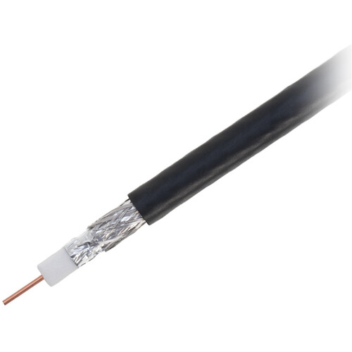 SatMaximum Dual-Shielded RG6 Coaxial Cable (1000' Black)