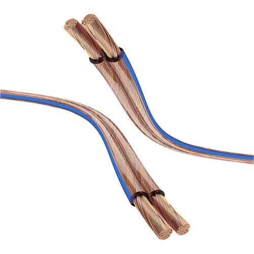 SatMaximum 12 AWG Indoor Transparent Speaker Wire (250')
