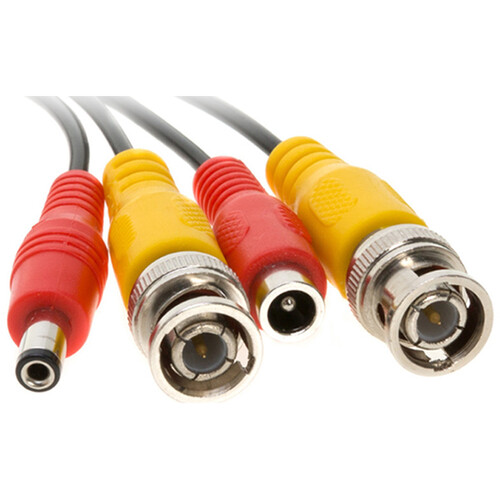 SatMaximum BNC/M+DC5521/M to BNC/M+DC5521/F Cable (75' Black)