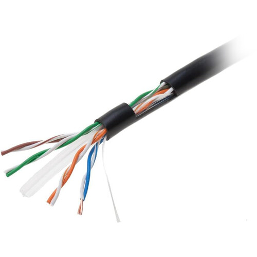 SatMaximum Cat 6 UTP Bulk Ethernet Cable (1000' Black)