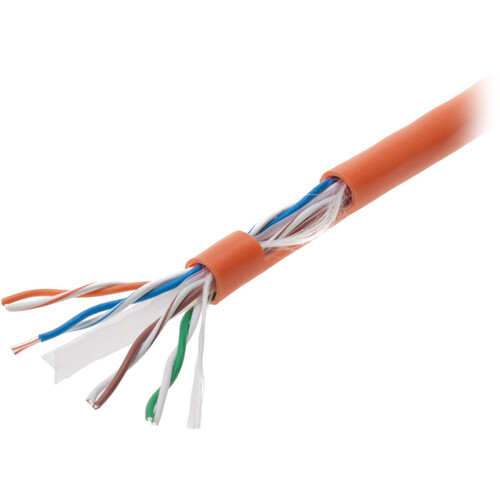 SatMaximum Cat 6 UTP Bulk Ethernet Cable (1000' Orange)