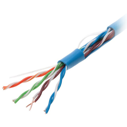 SatMaximum Cat 5e UTP Bulk Ethernet Cable (1000' Blue)
