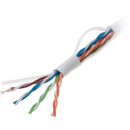 SatMaximum Cat 5e UTP Bulk Ethernet Cable (500' White)