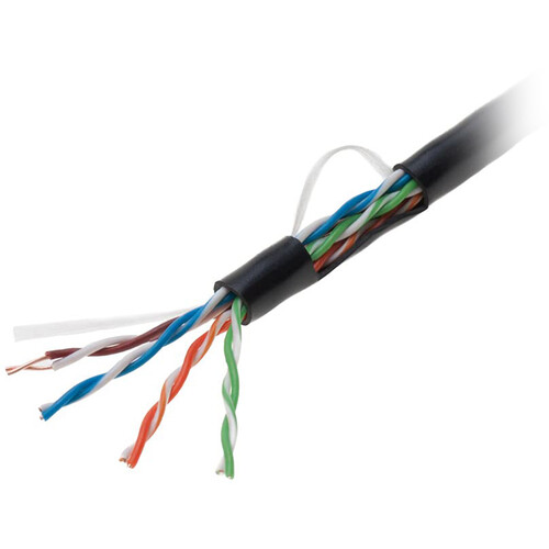 SatMaximum Cat 5e UTP Bulk Ethernet Cable (500' Black)
