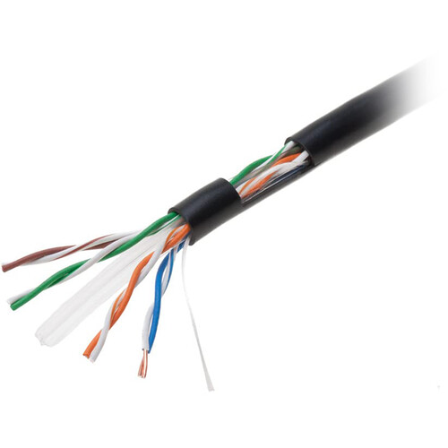 SatMaximum Cat 6 UTP Bulk Ethernet Cable (500' Black)