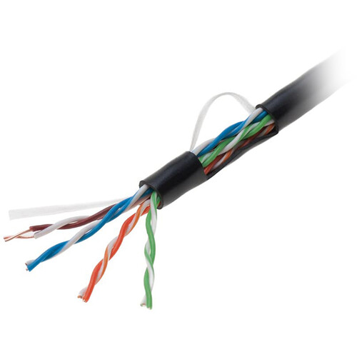 SatMaximum Cat 5e UTP Bulk Ethernet Cable (1000' Black)