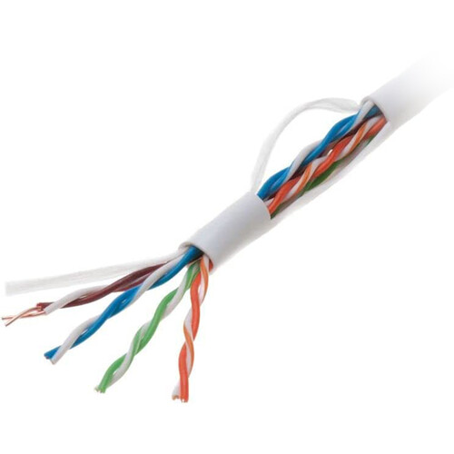 SatMaximum Cat 5e UTP Bulk Ethernet Cable (1000' White)