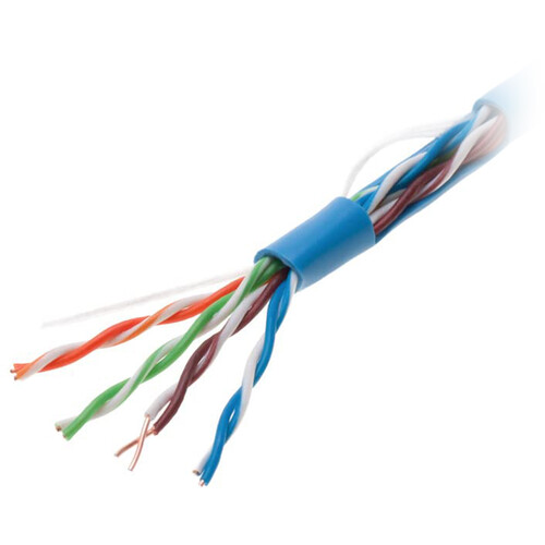 SatMaximum Cat 5e UTP Plenum Bulk Ethernet Cable (1000' Blue)