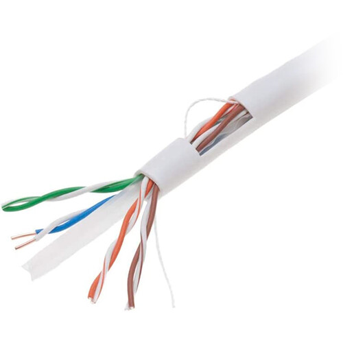 SatMaximum Cat 6 UTP Plenum Bulk Ethernet Cable (1000' White)
