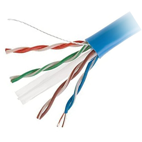 SatMaximum Cat 6 UTP Plenum Bulk Ethernet Cable (1000' Blue)