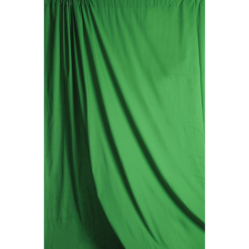 Savage 5 x 7' Chromakey Green Solid Colored Muslin Backdrop