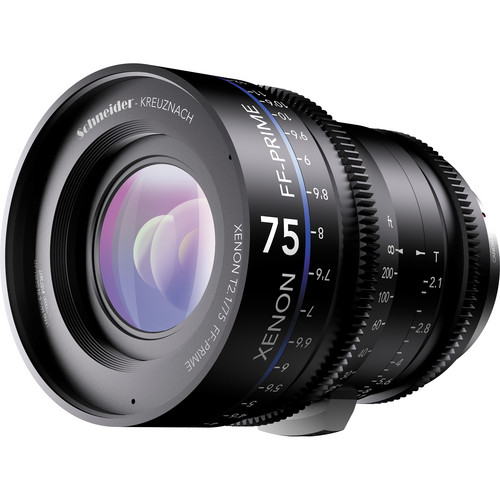 Schneider Xenon FF 75mm T2.1 Lens with Nikon F Mount (Feet)