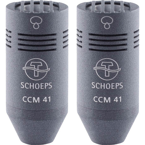 Schoeps CCM 41 LG MP Supercardioid Compact Microphone (Matte Gray Matched Pair)
