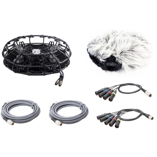 Schoeps ORTF-3D Outdoor Set 8-Channel Microphone Bundle (Hanging Version)