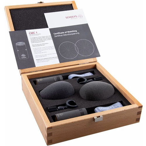Schoeps Colette CMC 1 Microphone Amp and MK 4 Cardioid Condenser Capsule (Matte Gray Stereo Set)