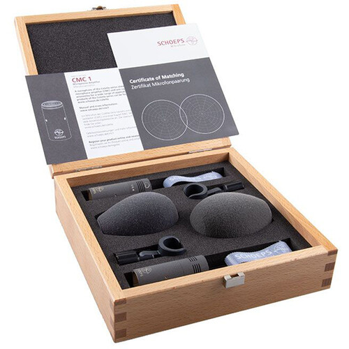 Schoeps Colette CMC 1 Microphone Amp and MK 5 Omni/Cardioid Condenser Capsule (Matte Gray Stereo Set)
