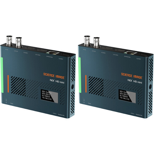 SCIENCE IMAGE NDI Mini HD Bidirectional 3G-SDI/HDMI Encoder/Decoder (2-Pack)