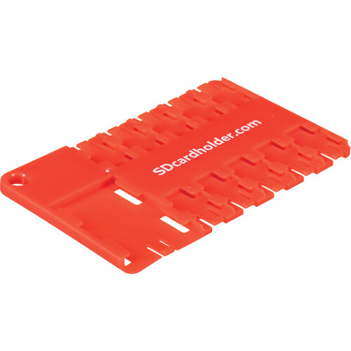 20 slot credit card holder orange