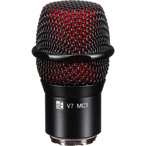 sE Electronics V7 MC1 Supercardioid Dynamic Microphone Capsule for Shure Wireless Handheld Transmitters (Black)
