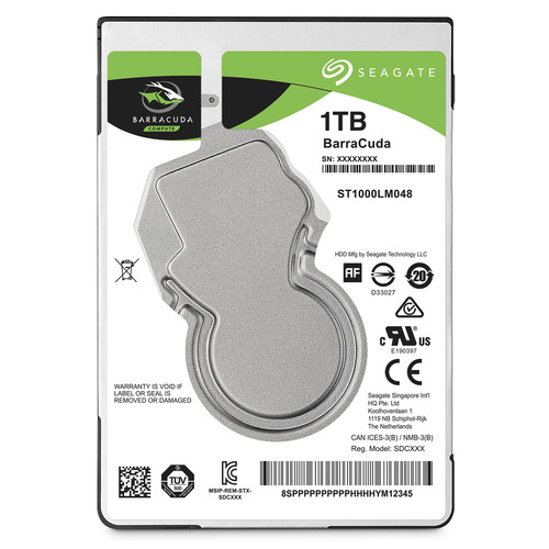 Seagate 1TB BarraCuda Compute 5400 rpm SATA ST1000LM048 B&H