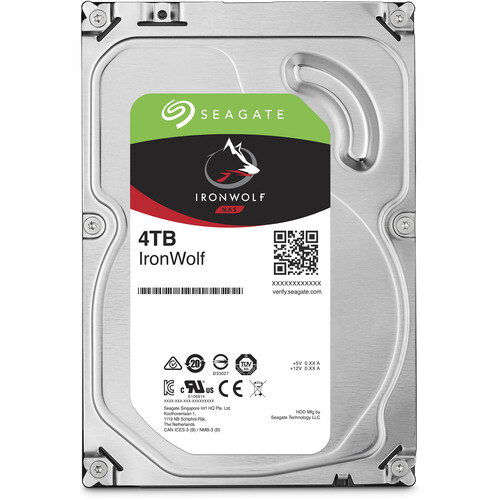 Seagate 4TB IronWolf 5400 rpm SATA III 3