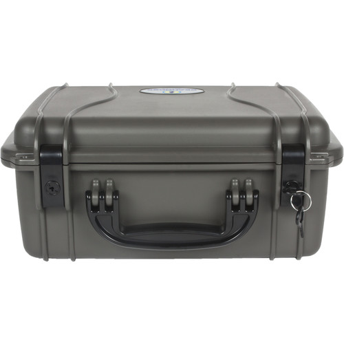 Seahorse SE520 Case with Keyed Plastic Locks, Grey, One Size