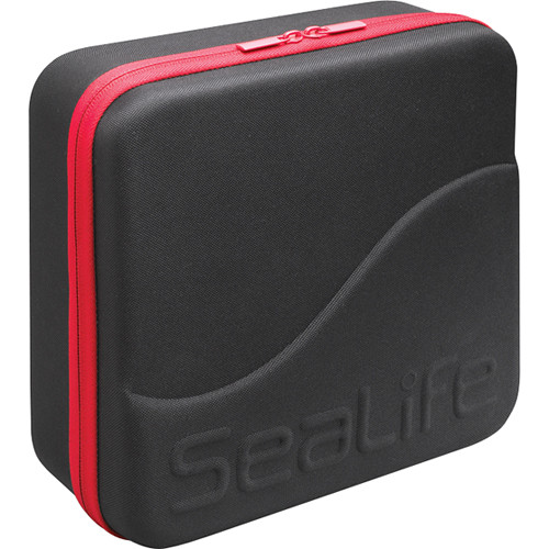 SeaLife Large Sea Dragon Case for DC1400 Underwater Camera and Sea Dragon Flash Pro Set (Black Red Zipper)
