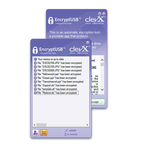 SecureData EncryptUSB Automatic Encryption Software for USB Drive (1-Year Subscription)