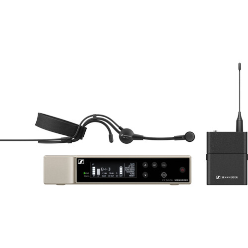 Sennheiser EW-D ME3 SET Digital Wireless Cardioid Headset Microphone System (R1-6: 520 to 576 MHz)
