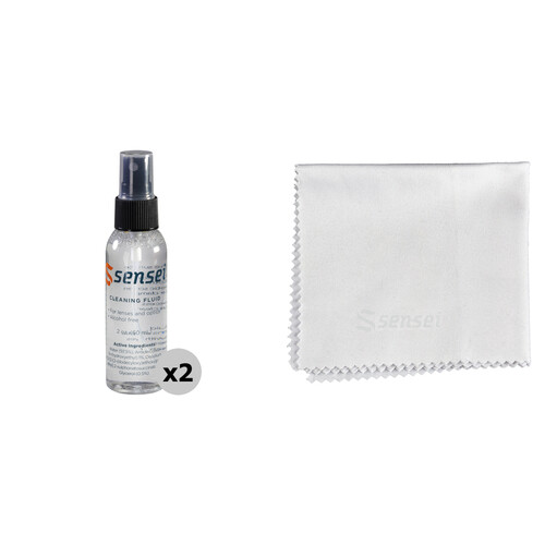 Sensei Optical Cleaning Spray with Premium Lens Cloth B&H Photo