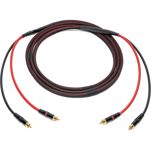 Sescom Male Audiophile Audio Cables 2 RCA Male to 2 RCA Male (100')