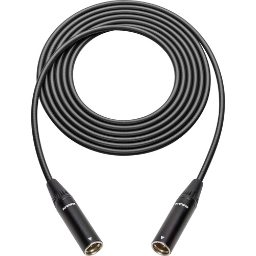 Sescom 3-Pin Mini-XLR Male to 3-Pin Mini-XLR Male Audio Cable (10')